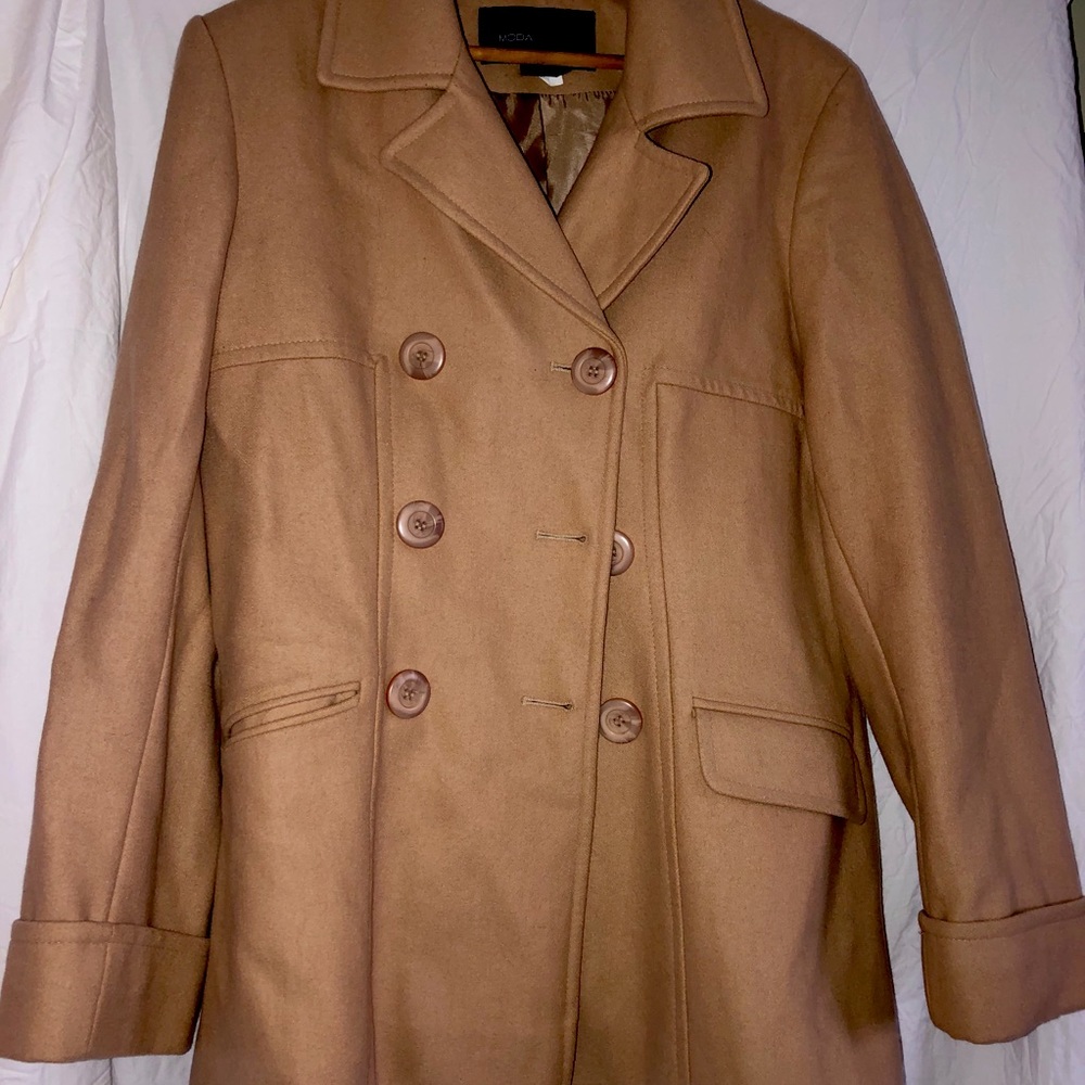 Tan Pea Coat